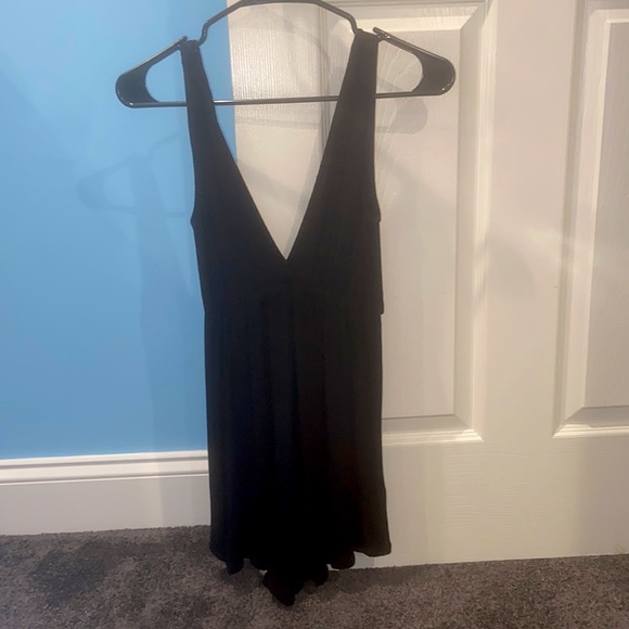 Urban Outfitters Deep V-neck Romper - Picture 2 of 5